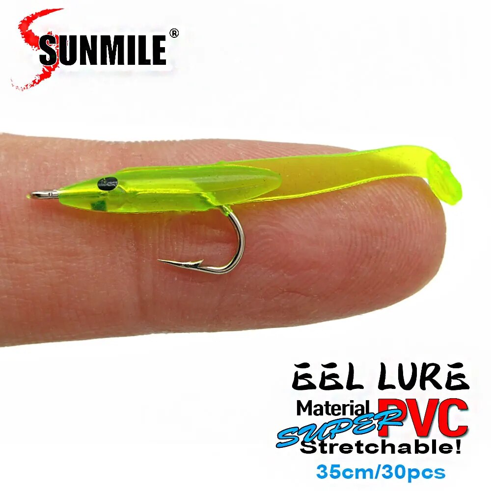 SUNMILE 30pcs Eel Soft Fishing - Fishing Lure Soft Plastic avaliação e preço