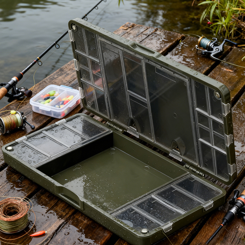 Large Capacity Hard PVC Tackle - Fishing Lure Box avaliação e preço