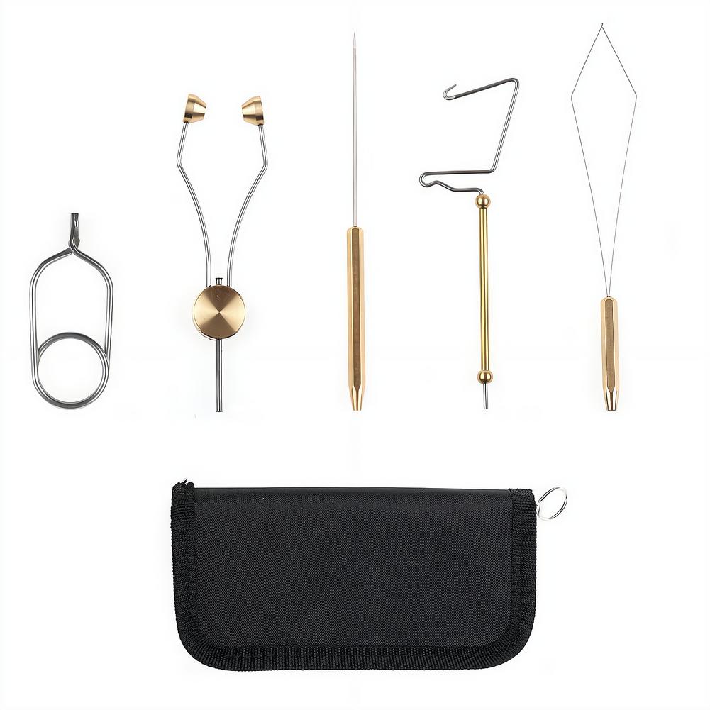5 In 1 Fly Tying Tools Kit Fly - Fishing Lure Kit avaliação e preço
