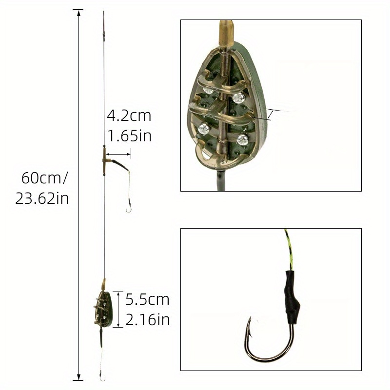 1pc Carp Fishing Feeder Kit Fe - Fishing Lure Kit avaliação e preço