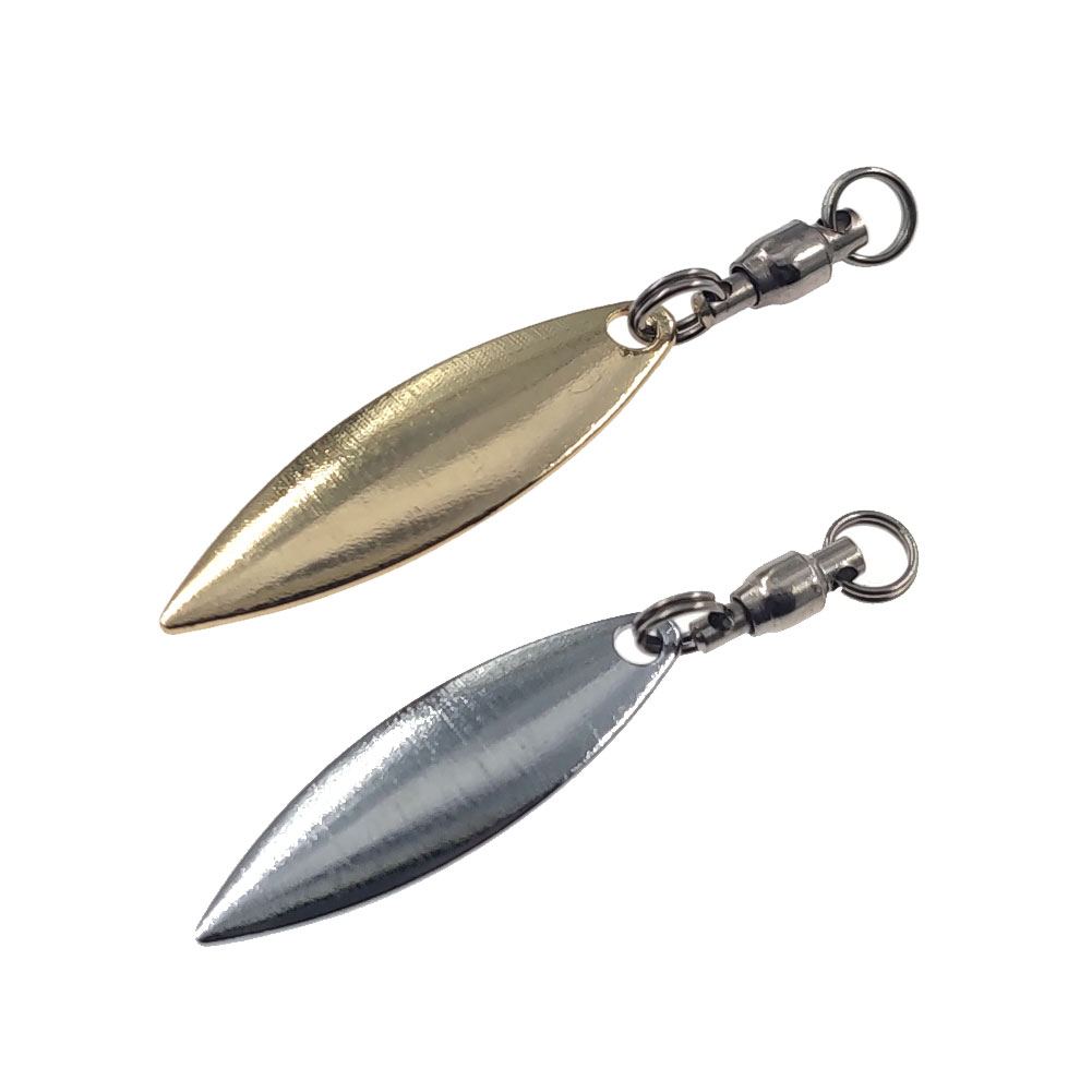10pcs Willowleaf Blades Spinne - Fishing Lure Blade Bait avaliação e preço