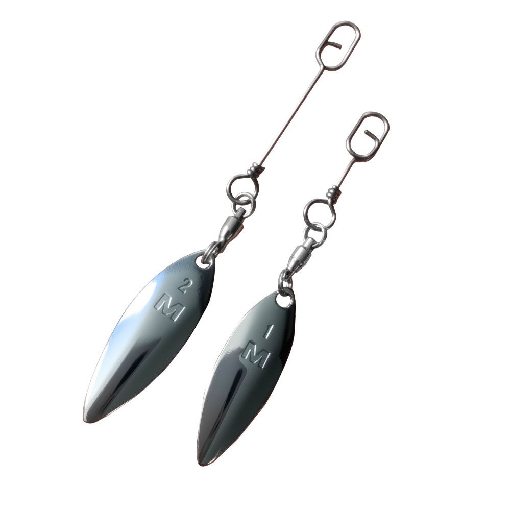 10pcs Willowleaf Blades Spinne - Fishing Lure Blade Bait avaliação e preço
