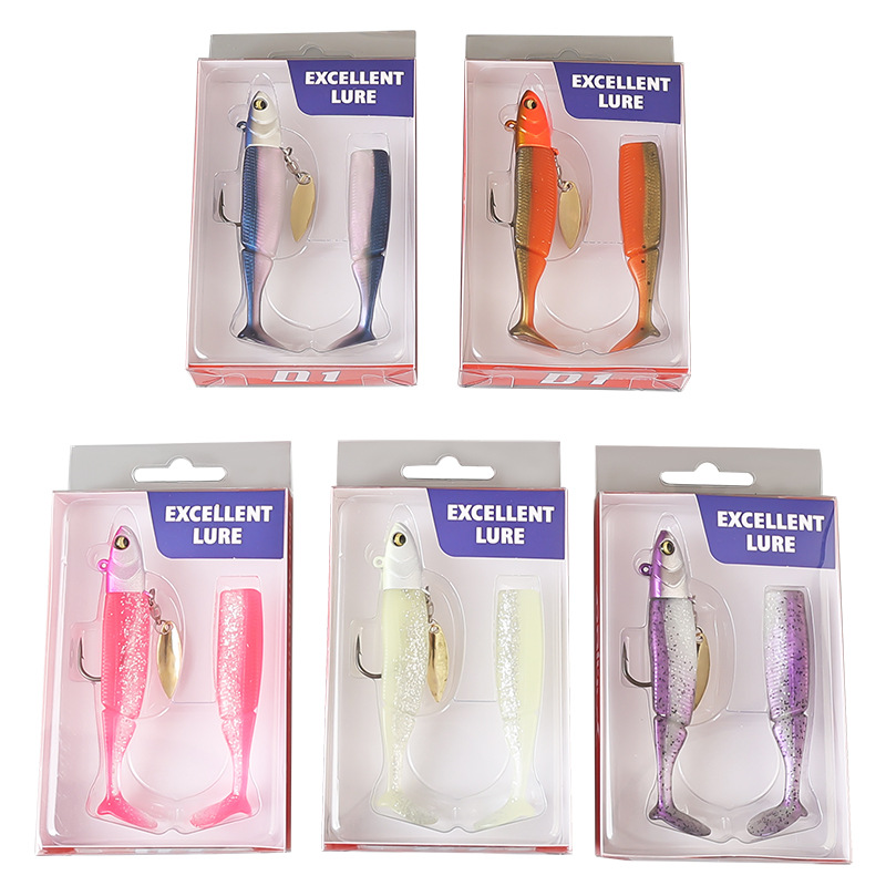 1Pcs Soft Swimbait Fishing Lur - Fishing Lure Blade Bait avaliação e preço