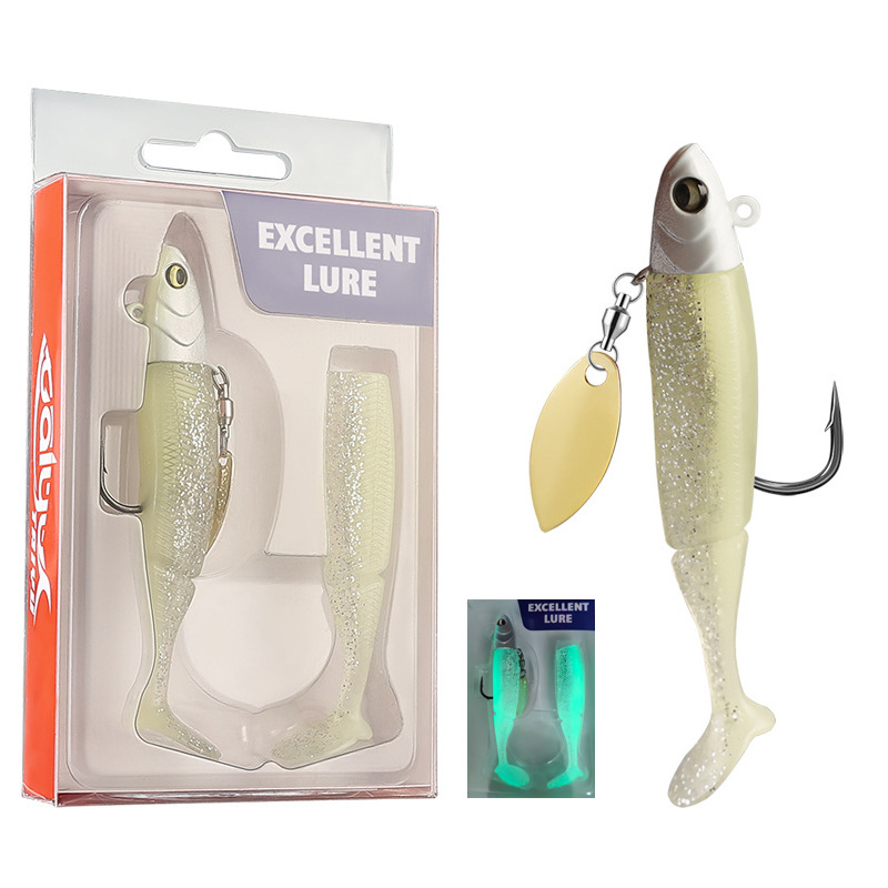 1Pcs Soft Swimbait Fishing Lur - Fishing Lure Blade Bait avaliação e preço