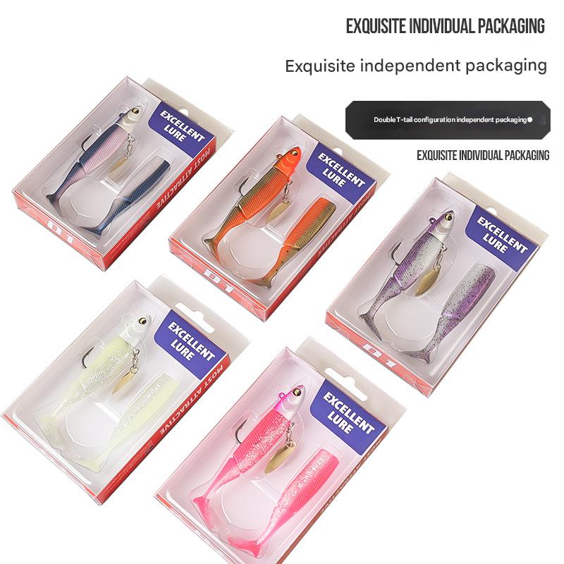 1Pcs Soft Swimbait Fishing Lur - Fishing Lure Blade Bait avaliação e preço
