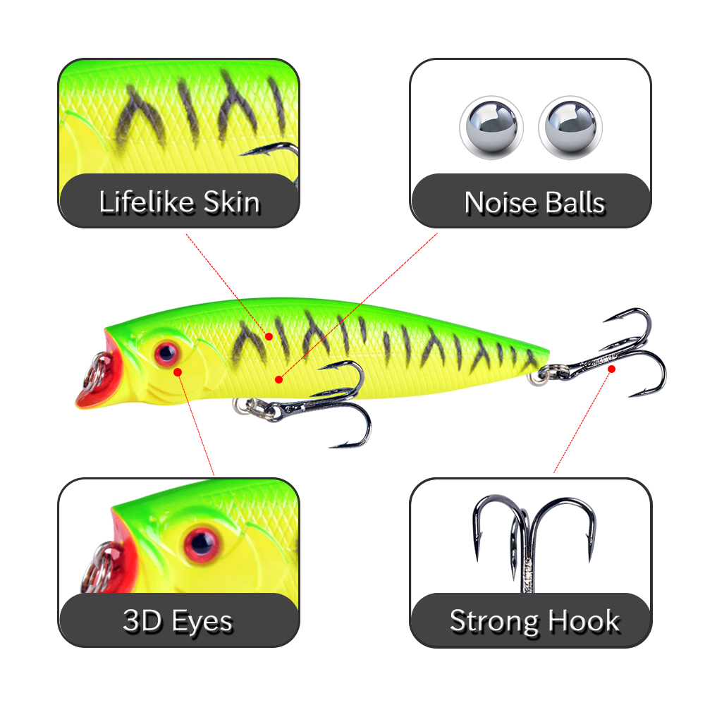 1pcs Fishing Lures High Qualit - Fishing Lure Topwater avaliação e preço