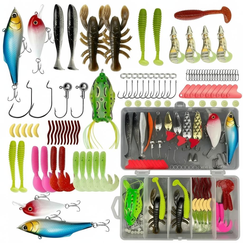 133Pcs Premium Fishing Lures T - Fishing Lure Jig avaliação e preço