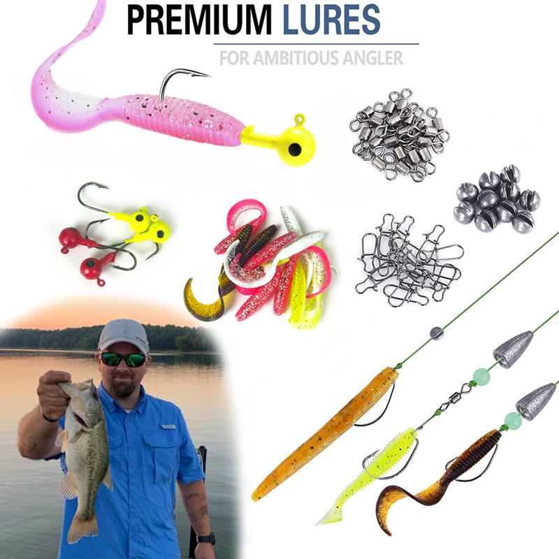 New 120PCS Fishing Lure Set So - Fishing Lure Spinnerbait avaliação e preço