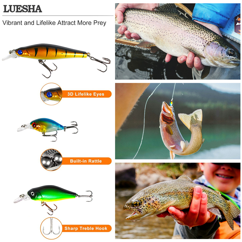 New 120PCS Fishing Lure Set So - Fishing Lure Spinnerbait avaliação e preço