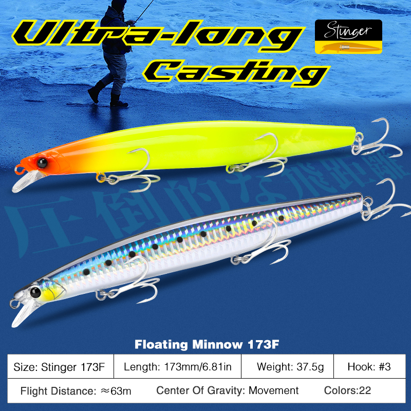 TSURINOYA Shore Fishing STINGE - Fishing Lure Topwater avaliação e preço