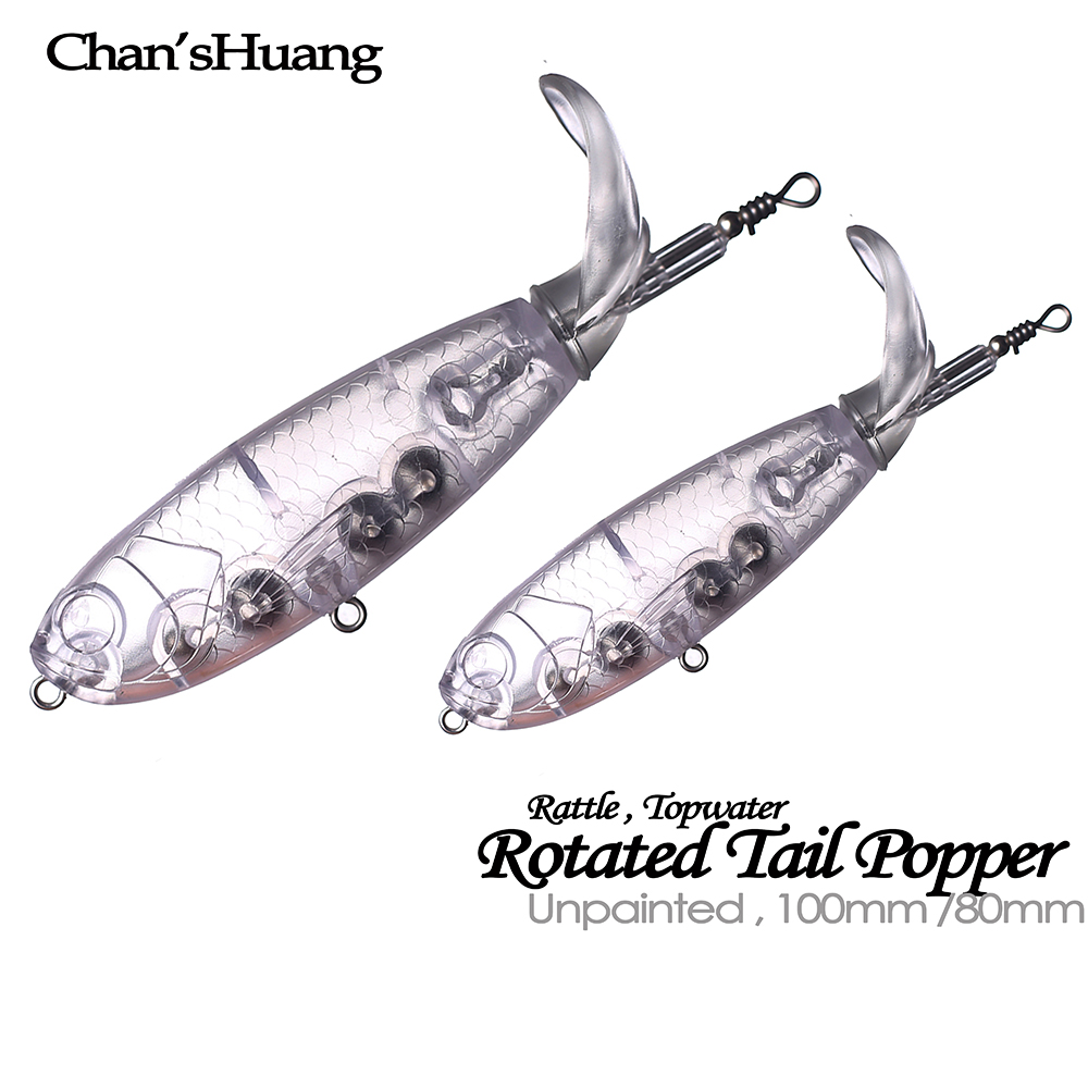 Chan’sHuang 20PCS Unpainted Bl - Fishing Lure Popper avaliação e preço