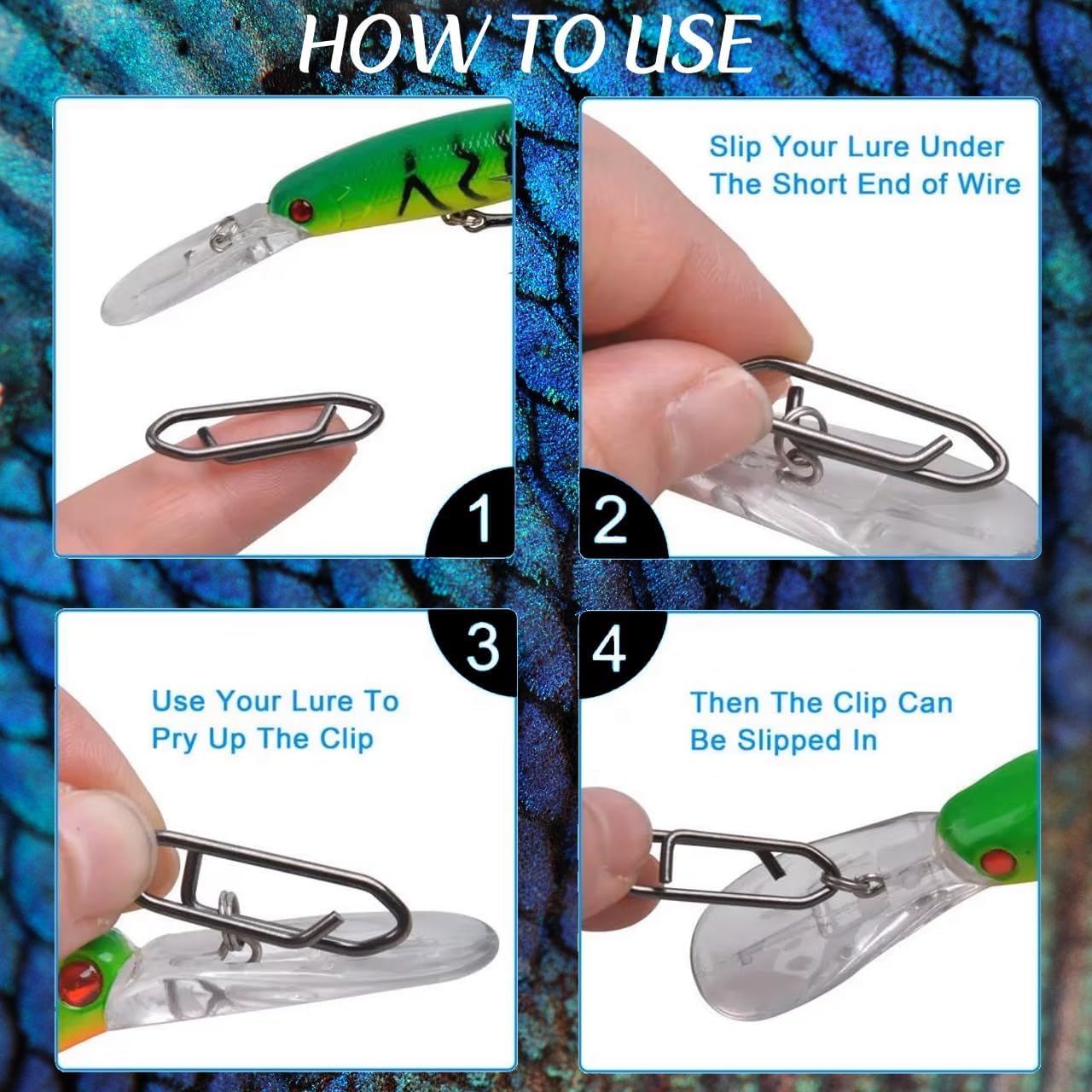 9KM Fishing Snap Kit 110pcs Po - Fishing Lure Kit avaliação e preço