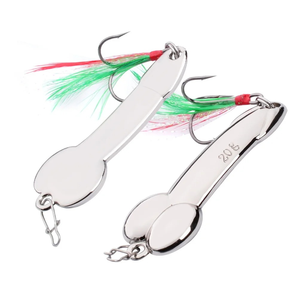 Metal Spoon Penis Shape Fishin - Fishing Lure Spoon avaliação e preço