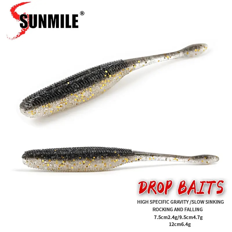 SUNMILE Fishing Lures Drop Sof - Fishing Lure Swimbait avaliação e preço