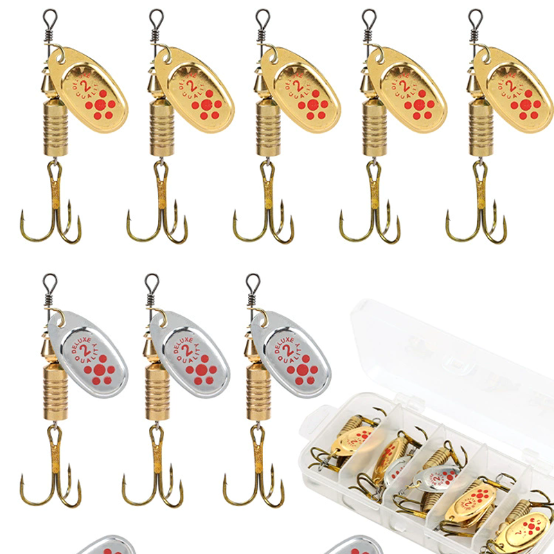 1PCS Metal Plating Spinner Bai - Fishing Lure Spinnerbait avaliação e preço