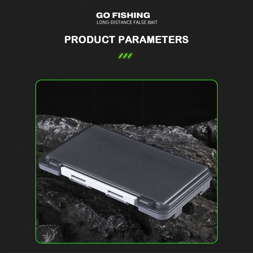 New Plastic Fishing Box Portab - Fishing Lure Spinnerbait avaliação e preço