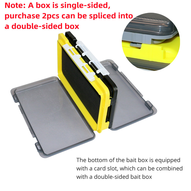 New Plastic Fishing Box Portab - Fishing Lure Spinnerbait avaliação e preço