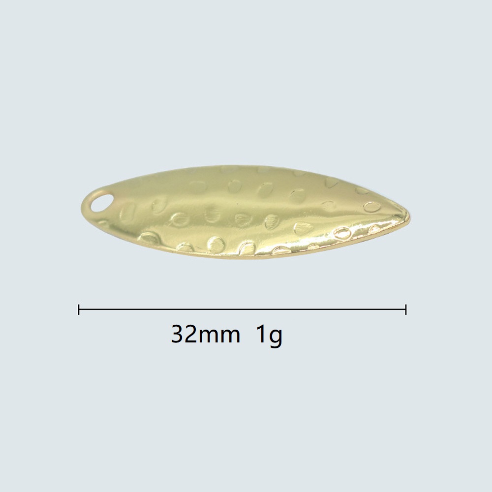 10Pcs/lot Willow leaf Sequin P - Fishing Lure Spinner avaliação e preço