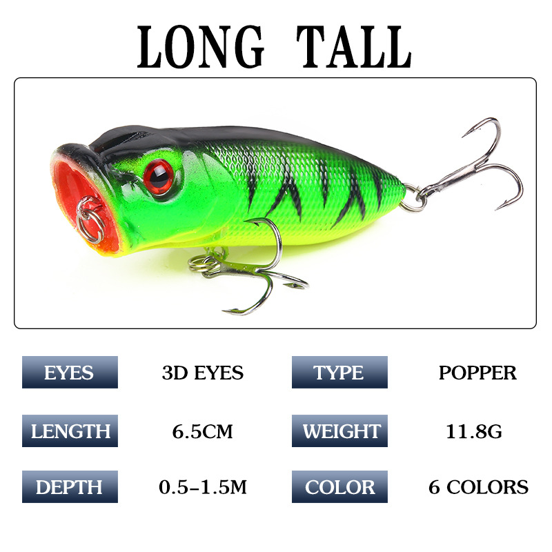 6pcs 6colors（opp bag）/5pcs 5co - Fishing Lure Topwater avaliação e preço