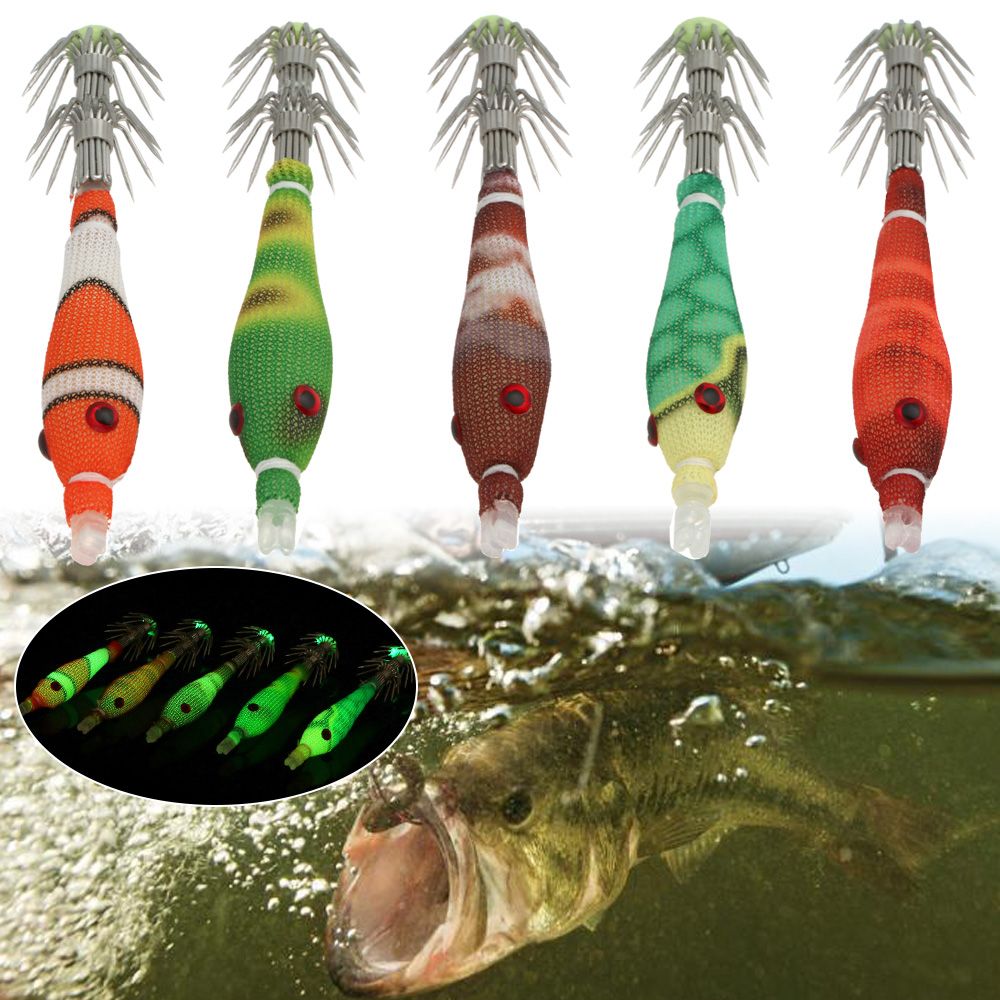 5pcs 60mm 3.3g Mini Squid Tata - Fishing Lure Soft Plastic avaliação e preço