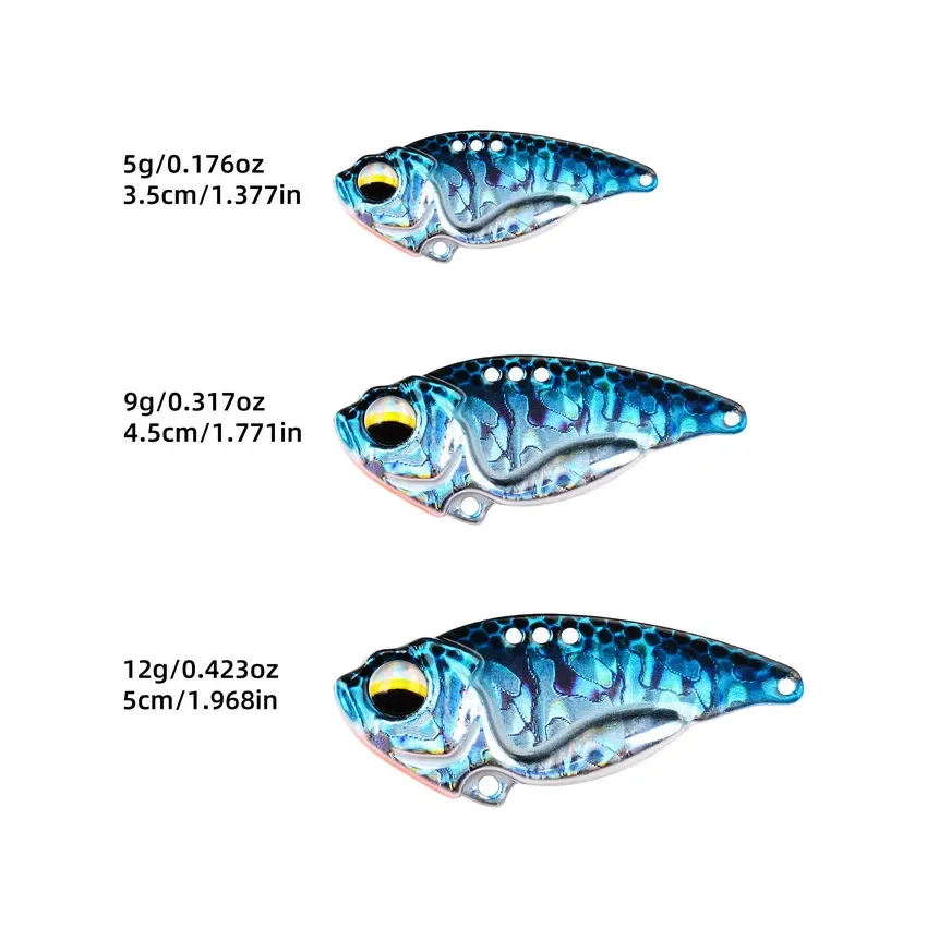 VIB Spoon Fishing Lure 5g 9g 1 - Fishing Lure Spinnerbait avaliação e preço