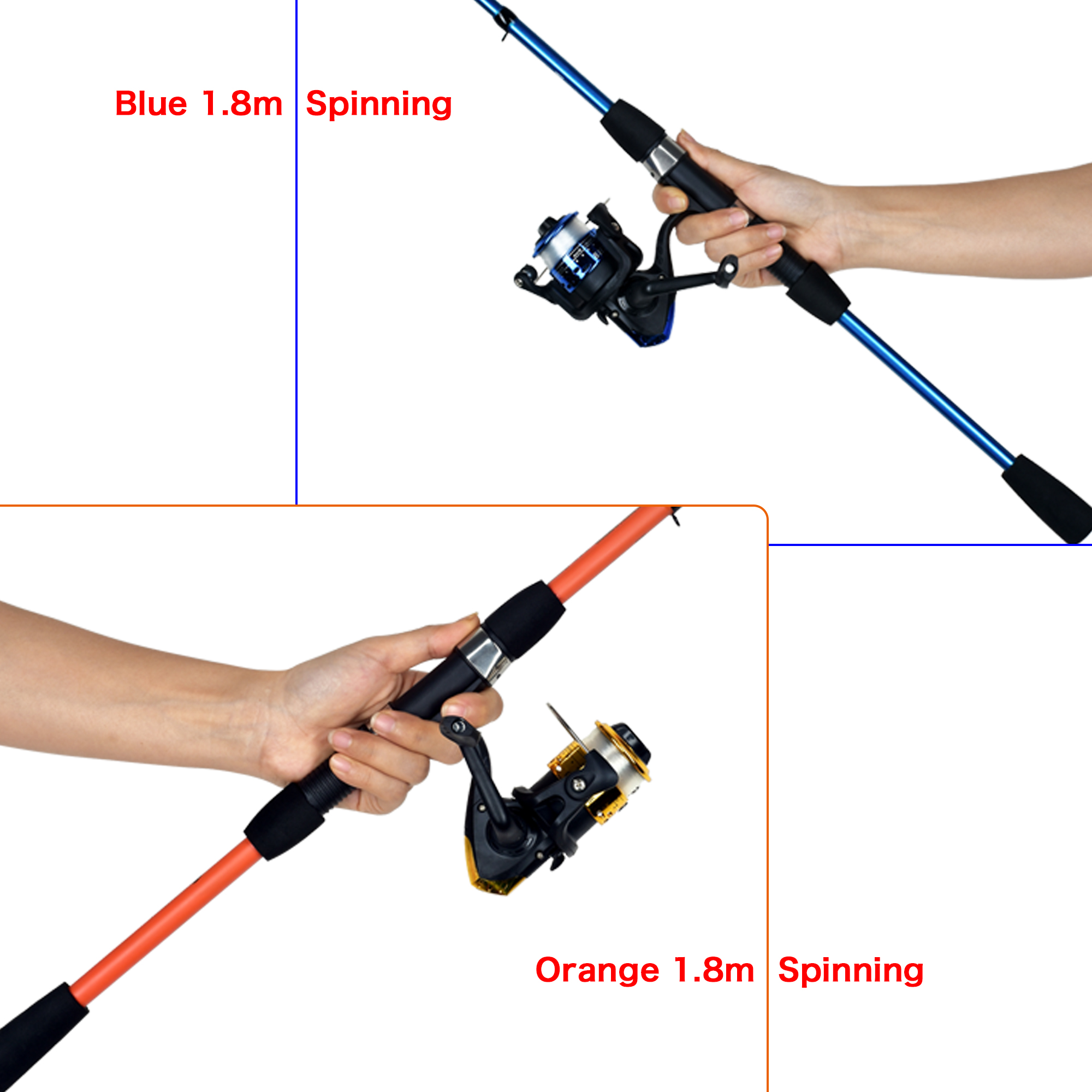 BIUTIFU Spinning Fishing Rod S - Fishing Lure Spinnerbait avaliação e preço