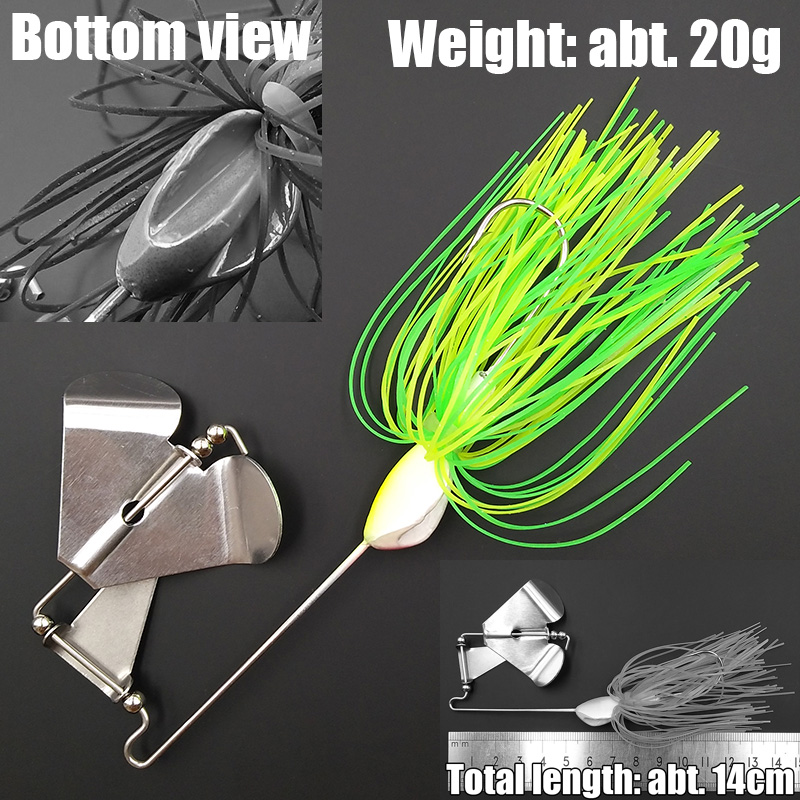 wusanban Lunker Spinner Baits  - Fishing Lure Blade Bait avaliação e preço