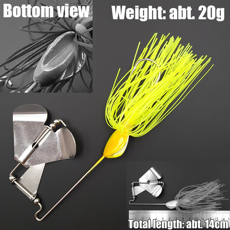 wusanban Lunker Spinner Baits  - Fishing Lure Blade Bait avaliação e preço