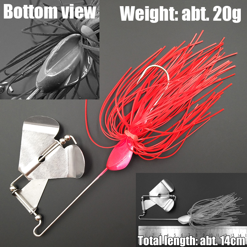 wusanban Lunker Spinner Baits  - Fishing Lure Blade Bait avaliação e preço
