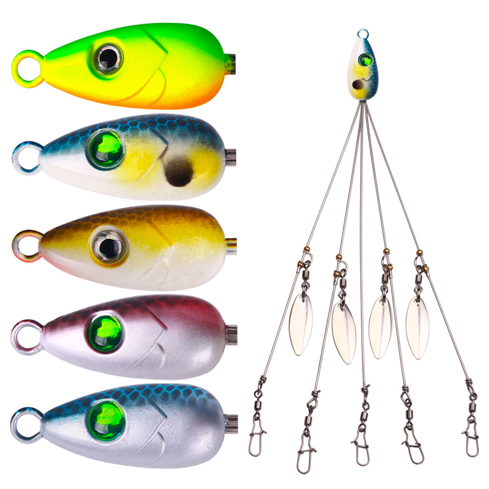 Alabama Rig Spinner Bait Umbre - Fishing Lure Blade Bait avaliação e preço