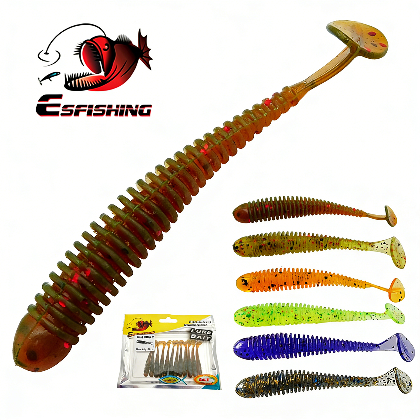 ESFISHING Swing Impact Ring Sh - Fishing Lure Soft Plastic avaliação e preço
